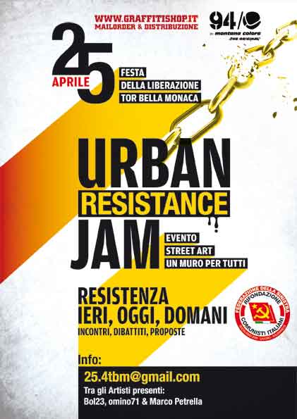 Roma, Urban Resistance Jam, 25 aprile 2012